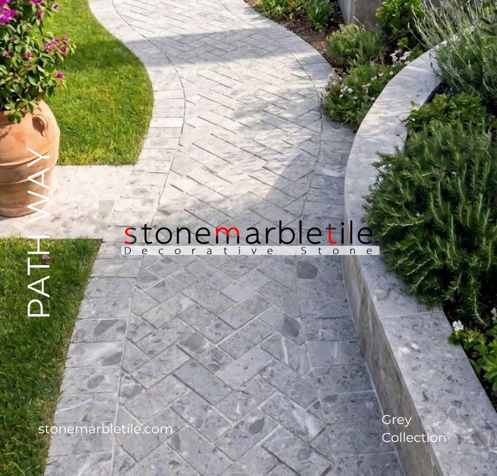 Grey Marble Path Way